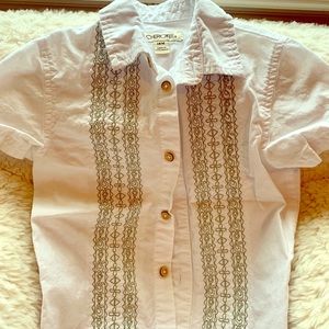 Toddler Guayabera shirt